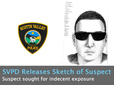 SVPD Releases Sketch of Suspect for Indecent Exposure