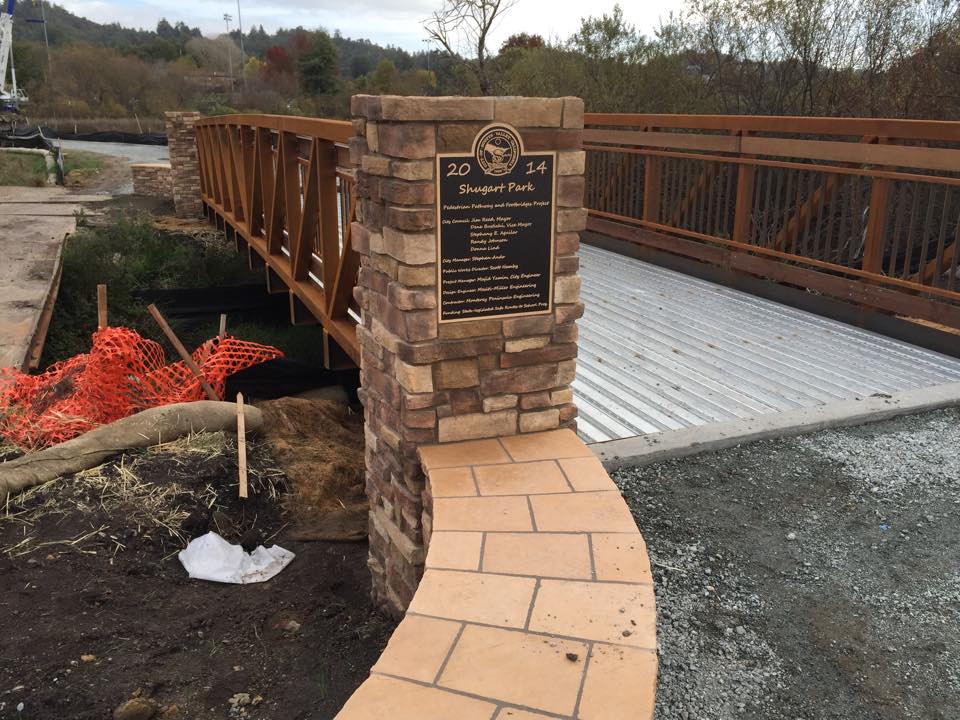 Trail and Bridge Connecting Glenwood to Siltanen Nearing Completion