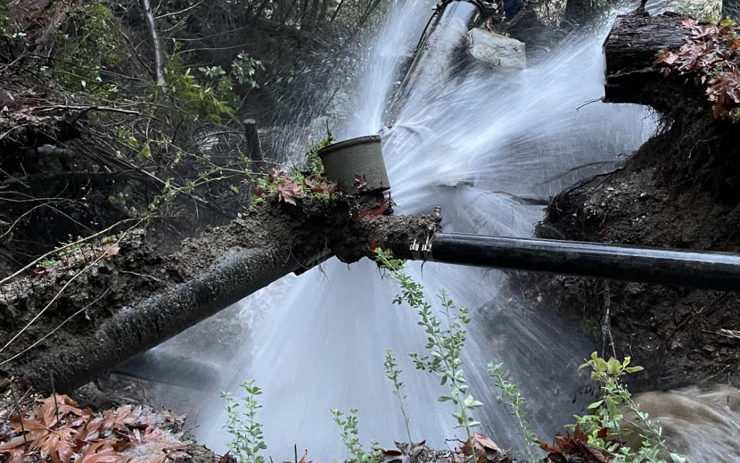 SAN LORENZO VALLEY WATER DISTRICT TAKES ON WATER SYSTEM REPAIRS AFTER SUBSTANTIAL STORM IMPACTS