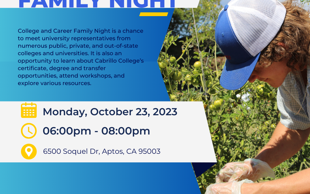 College and Career Family Night at Cabrillo College