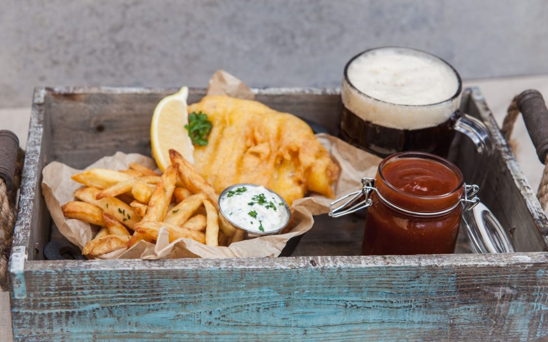 SCRUMPTIOUS FISH & CHIPS @ STEEL BONNET BREWERY